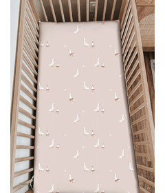 gunamuna Crib Sheet Tutu Goose
