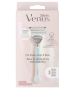 Gillette Venus pour les poils pubiens & Skin 3-Up