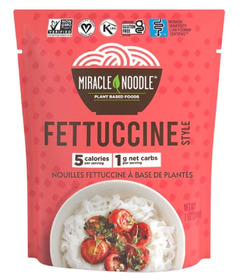Miracle Noodle Plant Based Noodles Ready To Eat Fettuccine Style