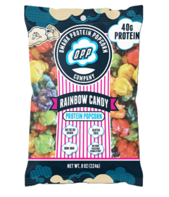 Omaha Protein Popcorn Large Rainbow Candy