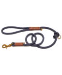 Knotty Pets Rope Leash Midnight Blue