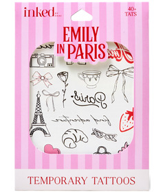 Inked by Dani Temporary Tattoos Emily in Paris: Tres Chic