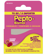 Pepto-Bismol To Go Chewable Tablet Cherry