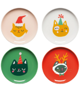 Now Designs Appetizer Plates Let It Meow