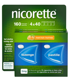 Nicorette 2mg Nicotine Replacement Lozenges Fruit