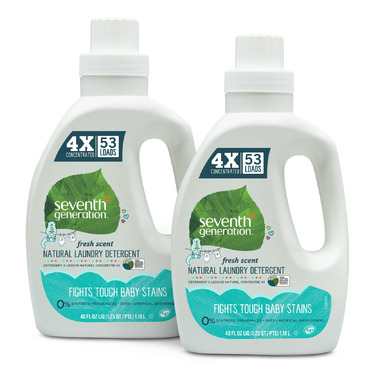 Seventh Generation Baby Detergent 4X Concentrate Fresh Scent Seventh Generation Baby Detergent 4X Concentrate Fresh Scent