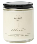 The Bare Home Let The Wild In Candle Cedarwood, Pine, Black Spruce