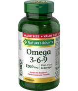 Nature's Bounty Omega 3-6-9 Fish, Flax, Borage