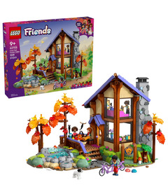 LEGO Friends Cozy Fall Forest Cabin Building Toy