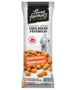 Three Farmers Fava Beans Zesty Cheddar Snack Pack