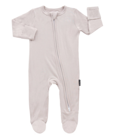 Belan.J Footed Zipper Sleeper Oat