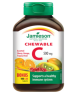 Jamieson Vitamin C 500mg Chewable Mixed Flavours