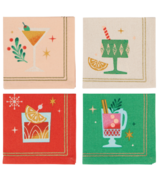 Now Designs Cocktail Napkins Set Spirits Bright