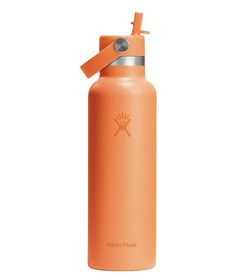 Hydro Flask Standard Mouth with Flex Straw Cap Nectar Orange