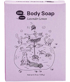 Meow Meow Tweet Body Soap Lavender Lemon