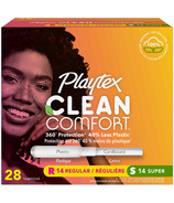 Playtex Clean Comfort Tampons Super
