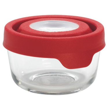 Buy Anchor Trueseal 1 Cup Round Storage Container With Red Lid At Well 