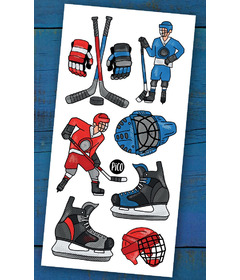 PiCO Temporary Tattoos Hockey Mania