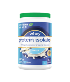 Genuine Health Whey Protein Isolate Powder Vanilla