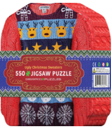 Eurographics 550 Piece Puzzle Tin Ugly Christmas Sweaters