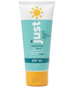 Just Sun Baby & Sensitive Skin Mineral Sunscreen Unscented SPF 30 