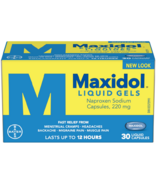 Gels liquides Maxidol Soulagement des douleurs menstruelles Gels liquides