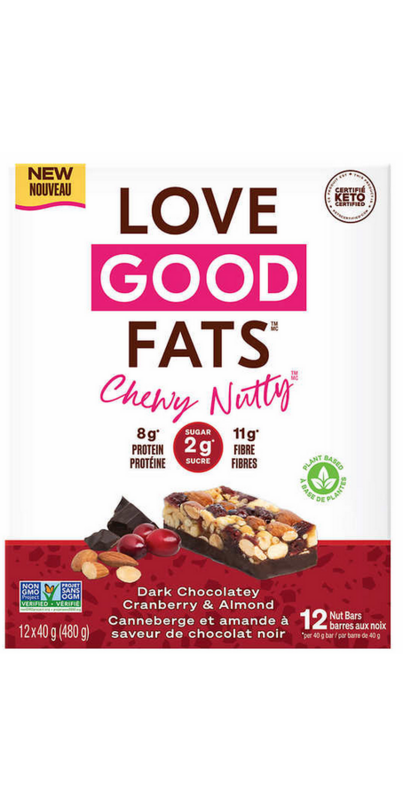 Acheter Love Good Fats Chewy Nutty Dark Chocolatey Cranberry Almond à ...