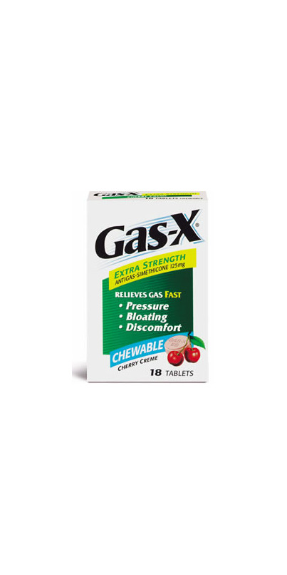 Gas-X Extra Strength Cherry Creme Simethicone Chewable Tablets