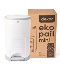 Dekor Eko Mini Diaper Pail White