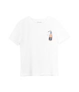 Miles the Label Boy Short Sleeve Top Knit Off white