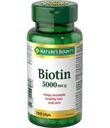 Nature's Bounty Biotin 5000mcg