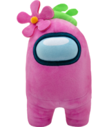 YuMe Among Us Official 12 Inch Plush Accessory Pink With Flower