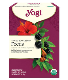 Yogi Tea Focus Spiced Blackberry Tea