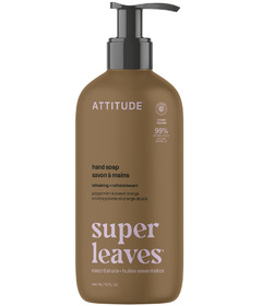 ATTITUDE Super Leaves Hand Soap Refreshing Peppermint & Sweet Orange