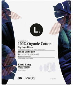 L. Ultra Thin Pads with Wings Overnight