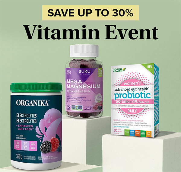 Save up to 30% on the Vitamin Event