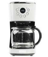 Haden Heritage 12-Cup Programmable Coffee Maker Ivory White