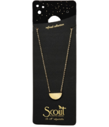 Scout Curated Wears Refined Necklace Collection Half Moon Gold