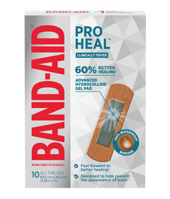 Band-Aid Pro Heal Adhesive Regular Size Waterproof Healing Bandage