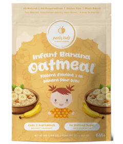 Purely Kids Organic Infant Banana Oatmeal