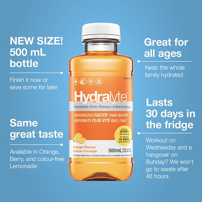 Buy Hydralyte Electrolyte Maintenance Solution Orange Flavour from ...