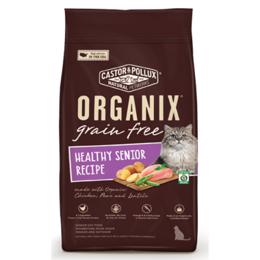 Castor Pollux Organix Grain Free Organic Healthy Senior Cat Food