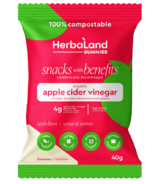 Herbaland Snacks With Benefits vinaigre de cidre de pomme