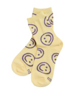 BAGGU Crew Sock Butter Happy