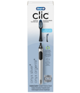 Oral-B Clic Toothbrush Onyx Silver 1 Ct with 2 Refills