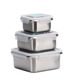 Minimal Stainless Steel Food Container Set SQ