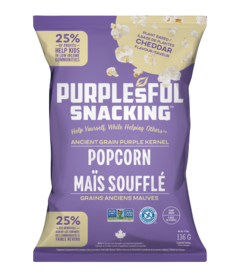 Purplesful Snacking Purple Kernel Popcorn Cheddar