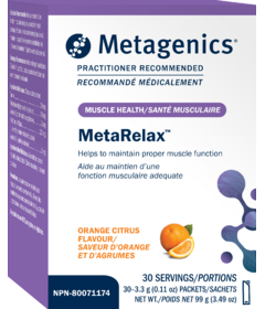 Metagenics MetaRelax Magnesium Powder Blend Orange Citrus
