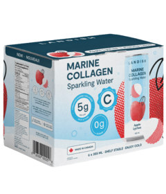 Landish Marine Collagen Sparkling Water Apple Lychee