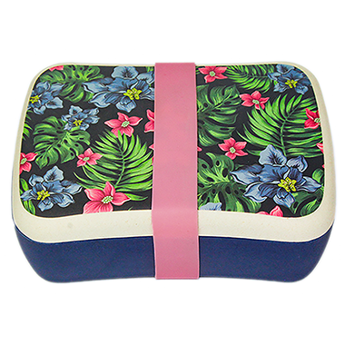 Woodway Bamboo Lunch Box Tropical Woodway Bamboo Lunch Box Tropical